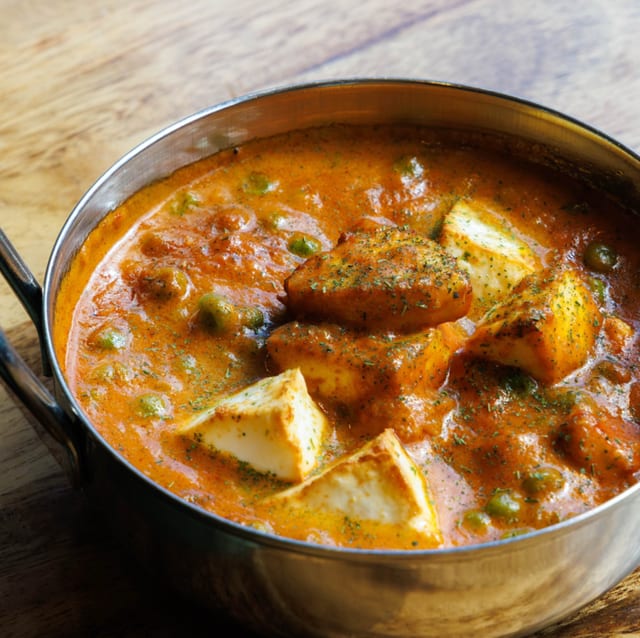 Mattar Paneer.
