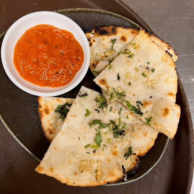 Gluten Free Garlic Nan.
