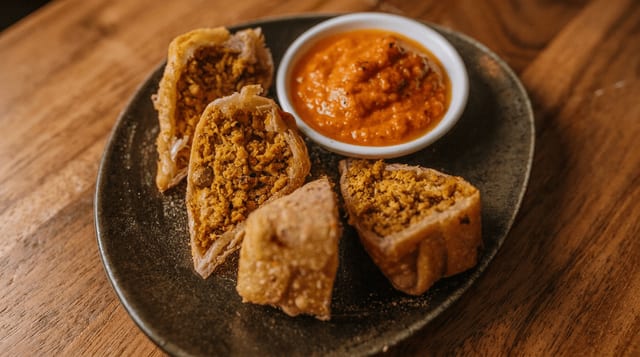 Lamb Samosa.